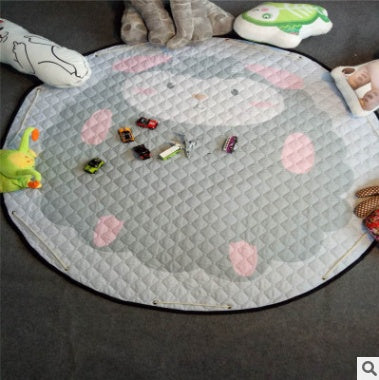 Explosion models Ins cotton car storage mat storage toy mats Round outing children climbing mat storage bag